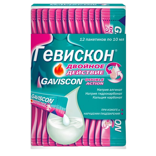 Гевискон® Двойное2 Действие (суспензия в саше)