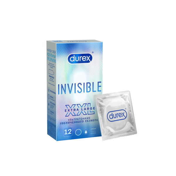 Презервативы Durex Invisible XXL 